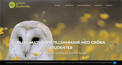 Desktop Screenshot of gronastudenter.se